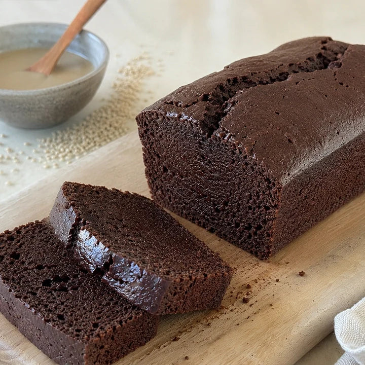 Cake fondant au sésame blanc