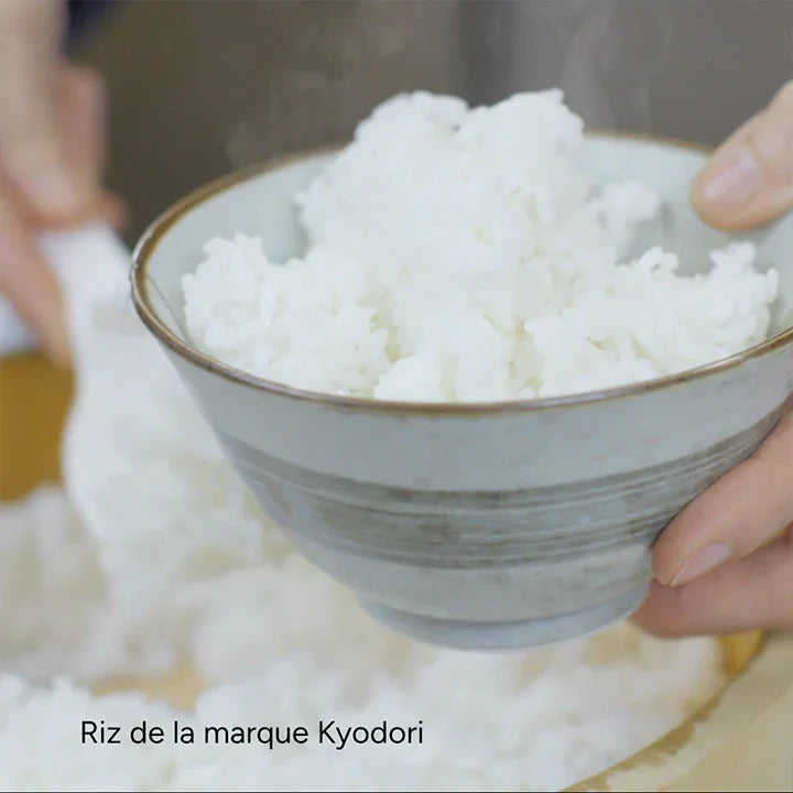 La cuisson du riz Milky Queen de chez kyodori