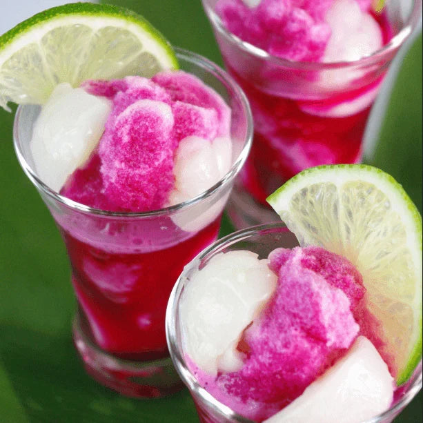 Sorbet de Shiso au rhum blanc