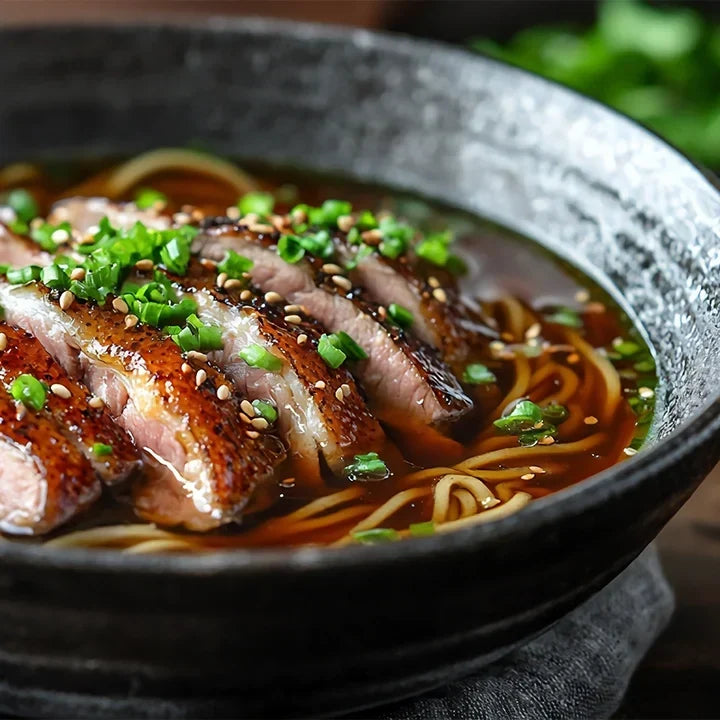 Comment réussir la traditionnelle soupe japonaise au magret rôti et sarrasin ?