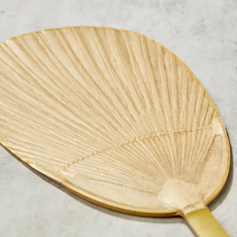Eventail à barbecue Shibu-uchiwa oval