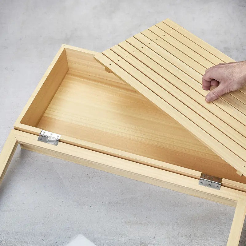 Sushi Neta Box in Hinoki hout met scharnieren, L, 600300120