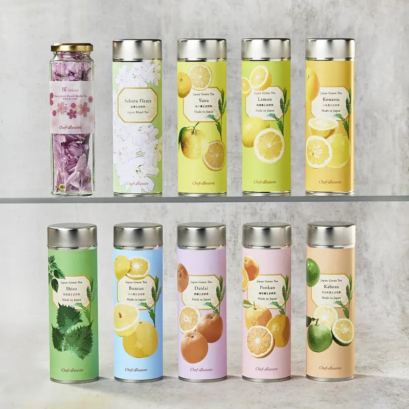 Groene thee geparfumeerd met Konatsu-citrusvrucht - 40g