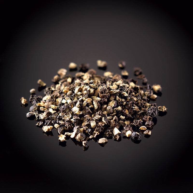 Crushed black pepper known as "Mignonette" from Madagascar