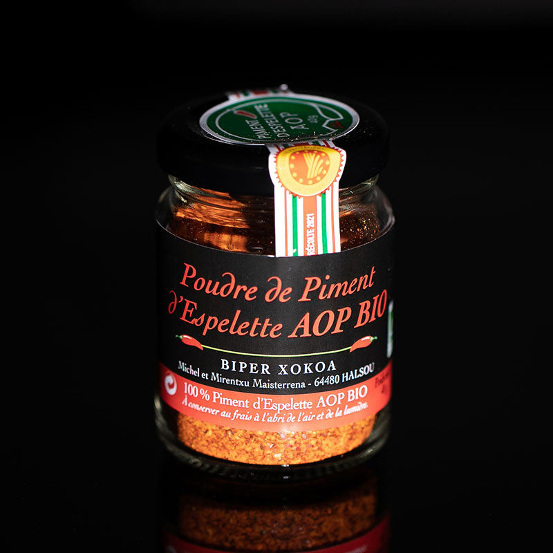 Espelette chilli pepper powder PDO Organic*