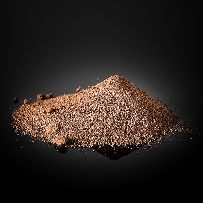 Roasted criollo cacao bean powder from Colombia