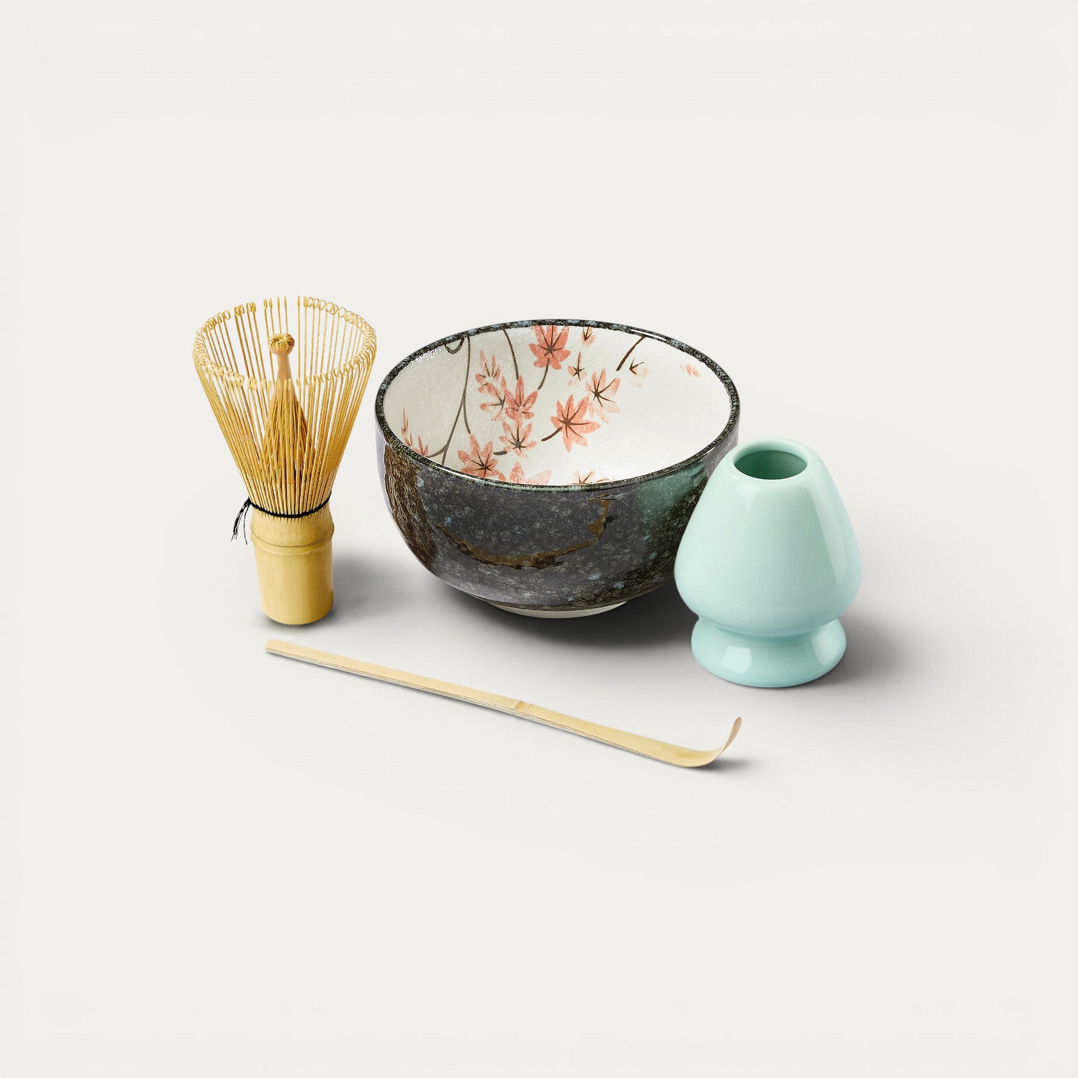 Servicio de té Matcha Hojas de Arce - Made in Japan