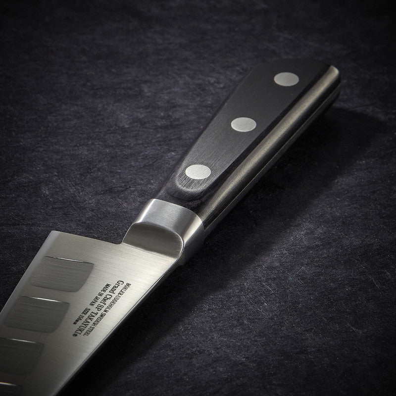 Cuchillo para deshuesar Honesuki Kaku hoja alveolada 150 mm