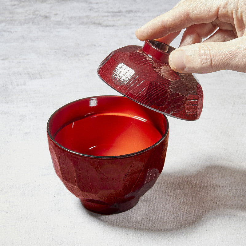 Traditionele Kikkou Mokume miso-soepkom