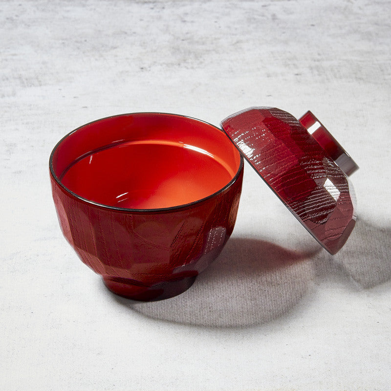 Traditionele Kikkou Mokume miso-soepkom