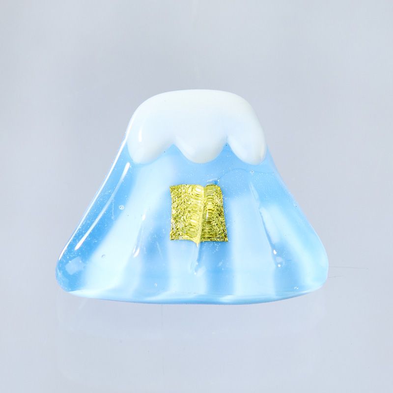 Portafortuna Monte Fuji blu