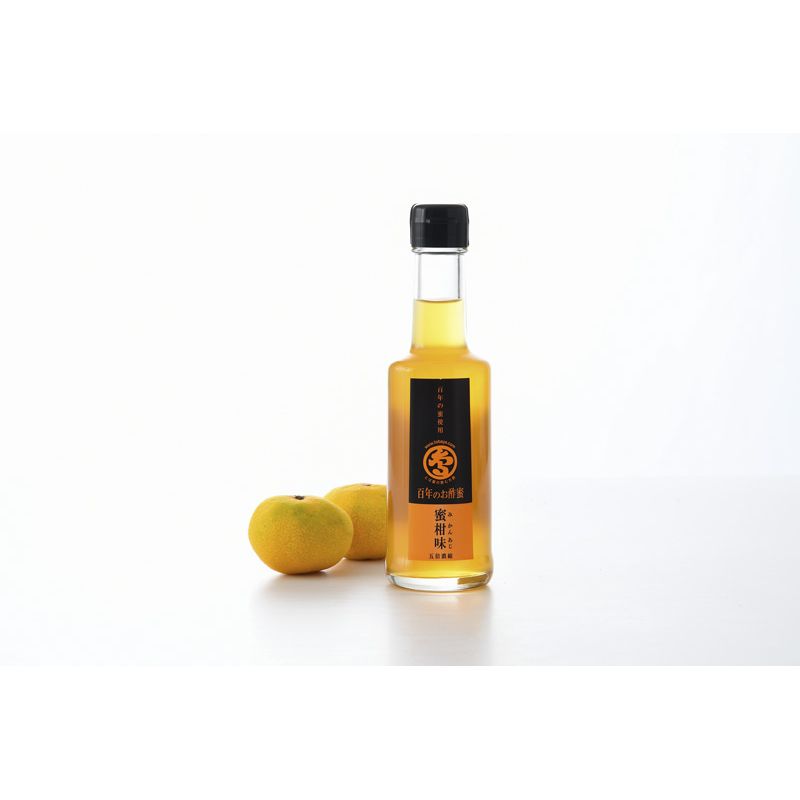 Condiment au vinaigre de riz et jus de mandarine Mikan
