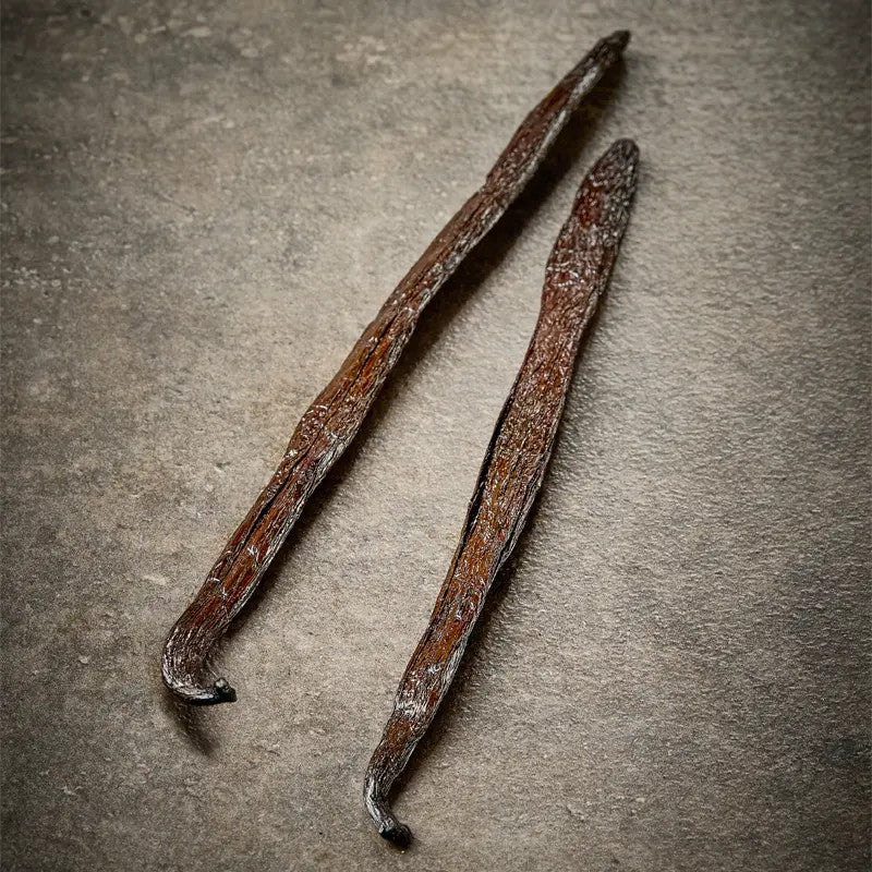 Zwarte ongesneden vanille, Pompona, herkomst Madagaskar 25-27cm