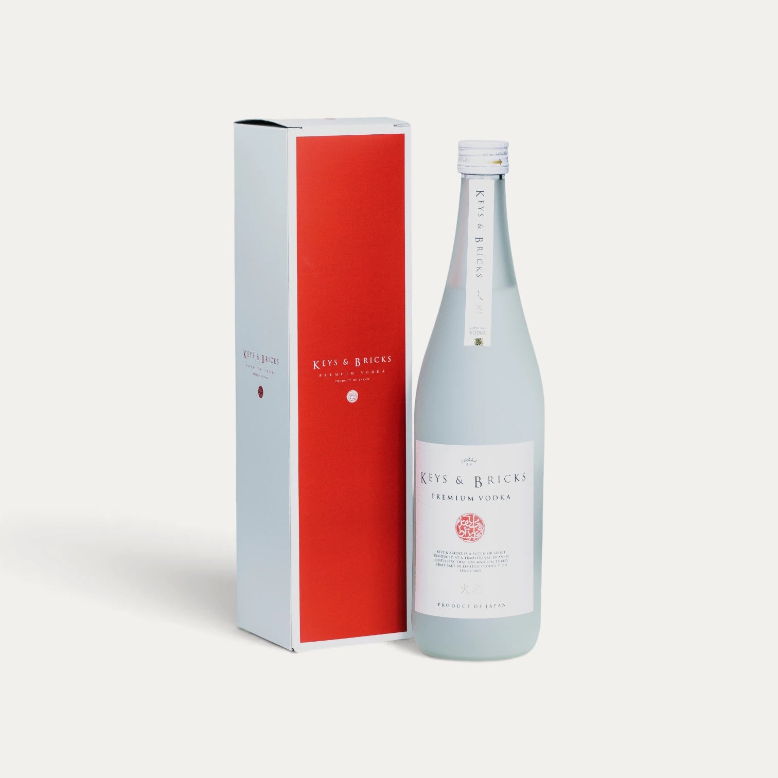 NISADI1- Premium-Reiswodka Keys & Bricks, 40%, 700 ml