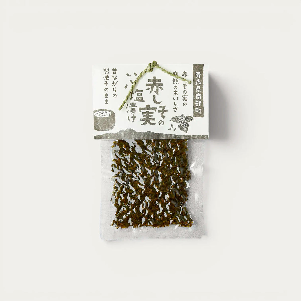 Salted red shiso buds