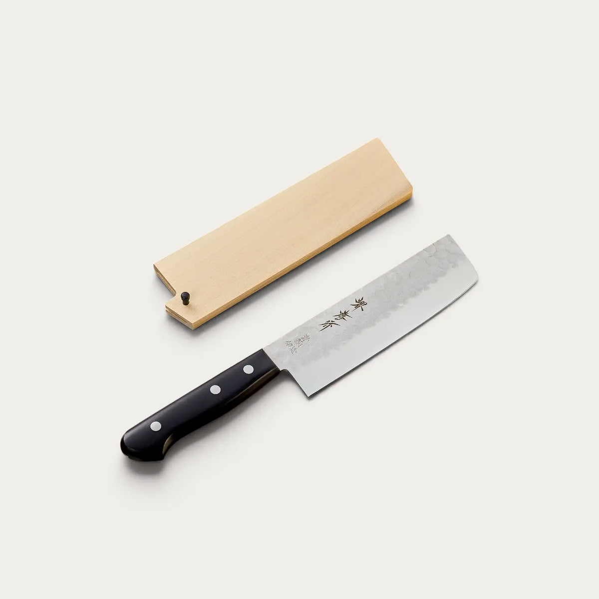 Nakiri vegetable knife, hammered blade 165 mm