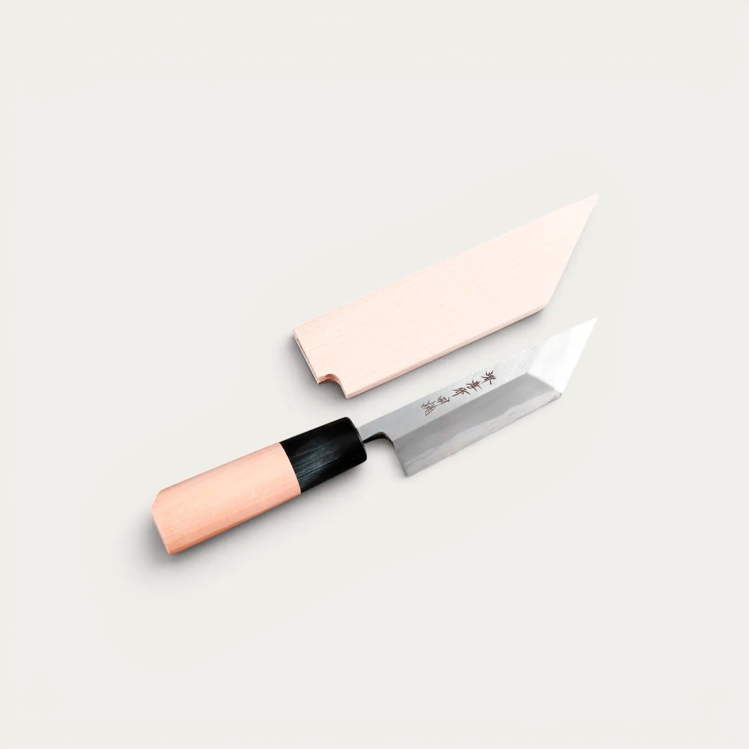 Faca EDO SAKI Premium para destro para desespinhar enguias, lâmina 120 mm e o seu estojo