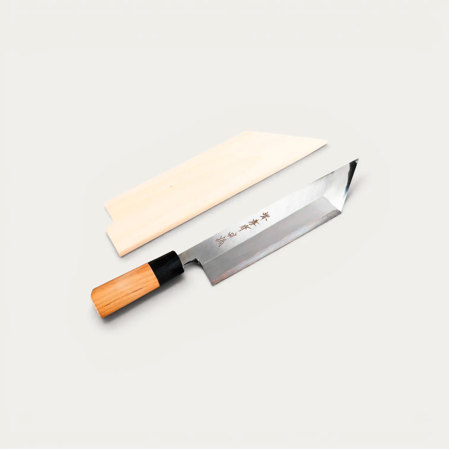 Faca EDO SAKI Premium destro para desespinhar enguias, lâmina 240 mm e estojo