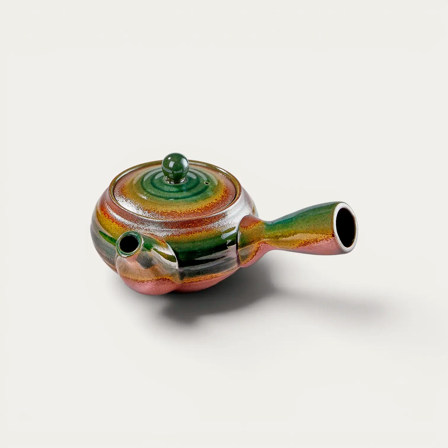 Banko Yaki kiusu teapot HIRAMARUORIBE 270 ML