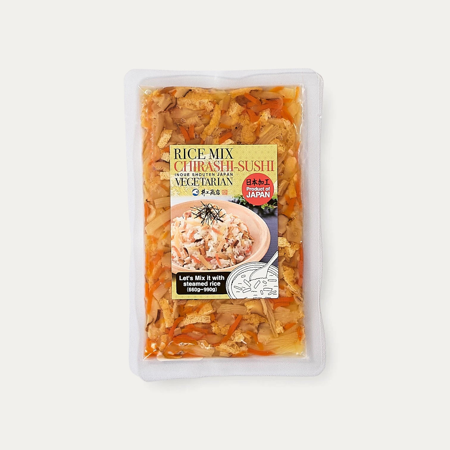 Vegetarische chirashi-sushimix - 170g