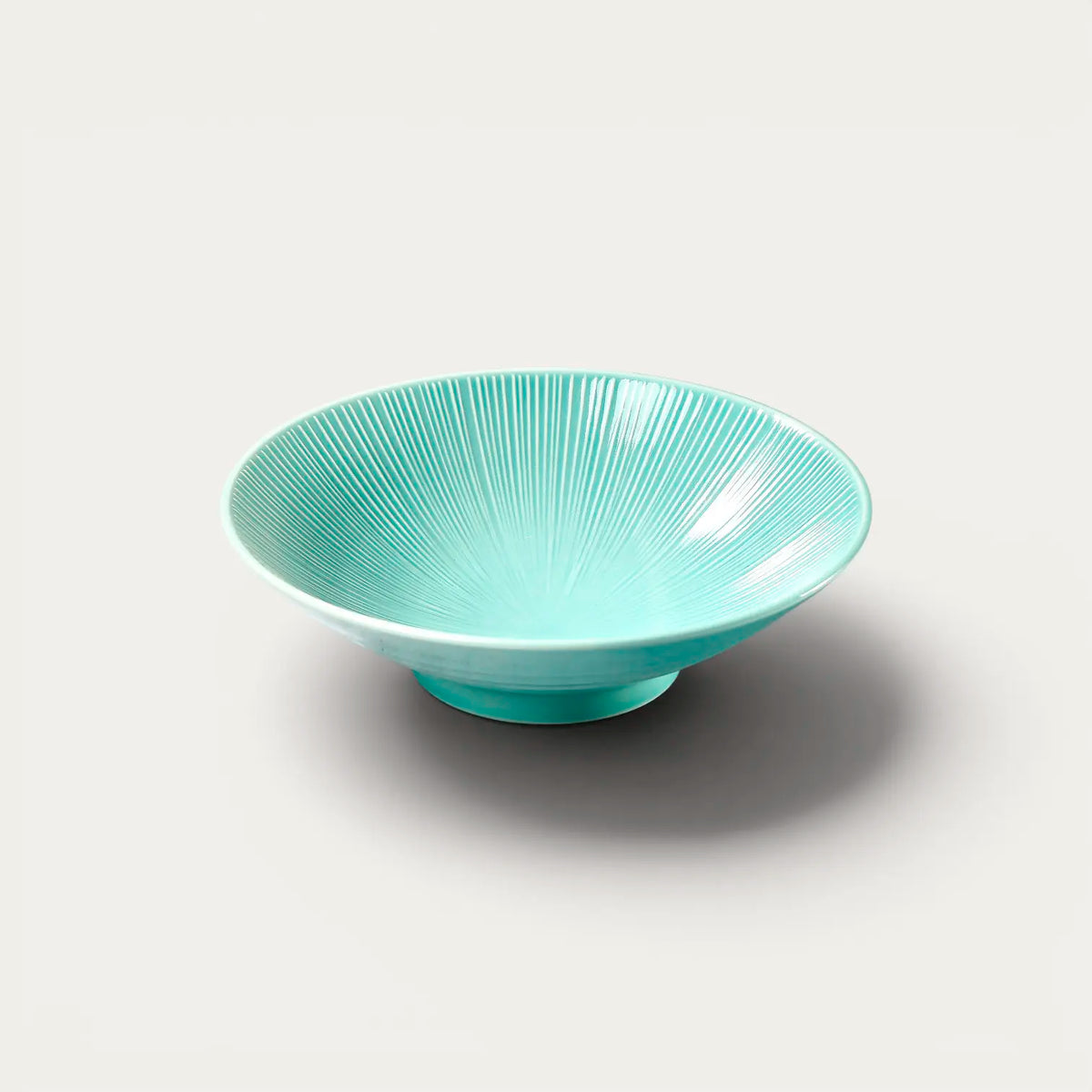 Teller für Somen, Udon … Schwarz, Ø 21,4 cm, Tiefe 5,2 cm