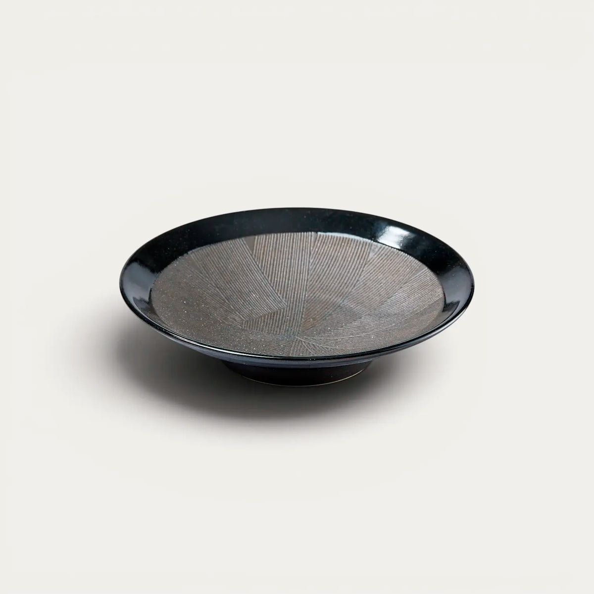 Teller kushime membachi kuro shumaki Ø 27,0 cm, Tiefe 6,2 cm