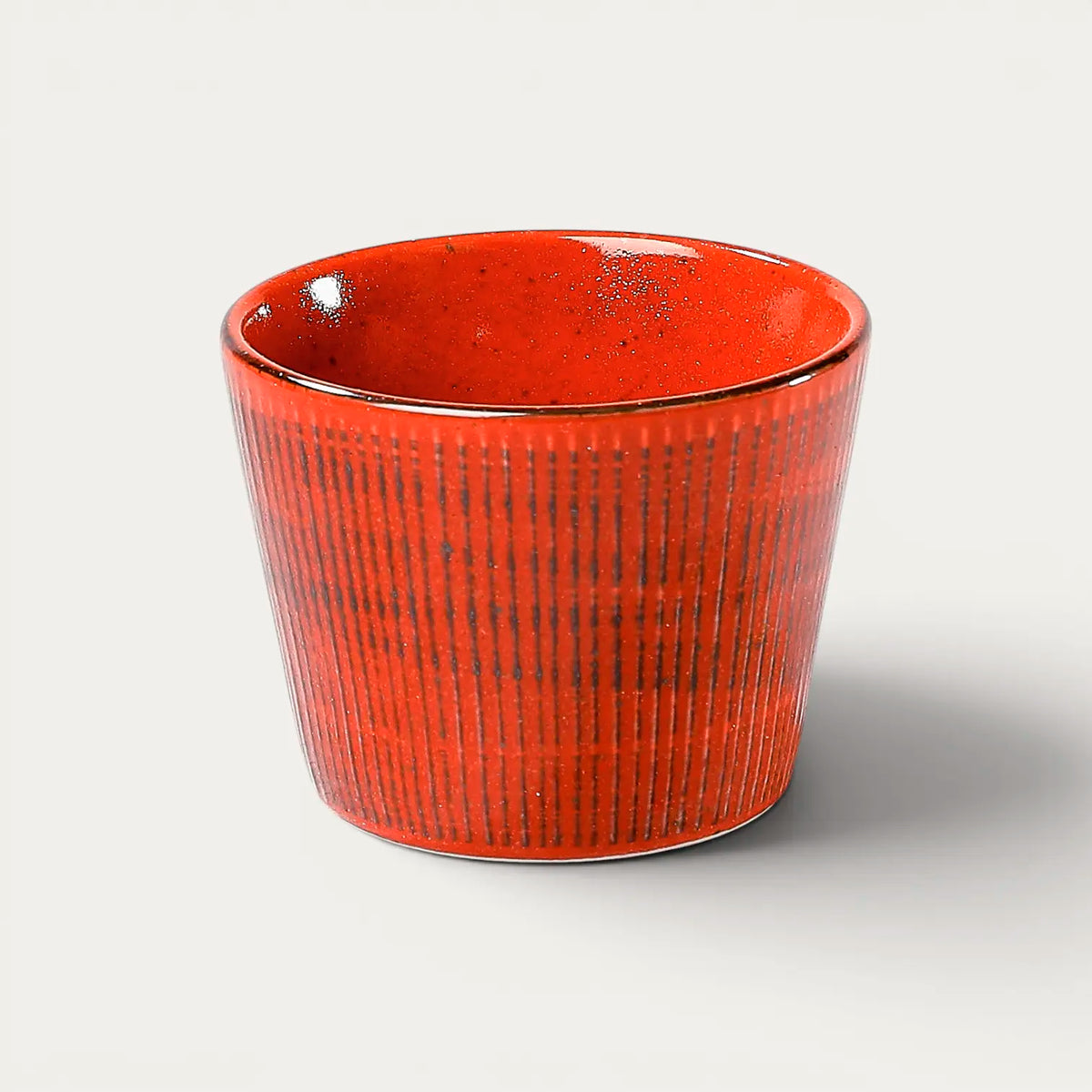 Chávena tsuyu soba choko aka, Ø 8,2 cm, profundidade 6,3 cm, 180 ml