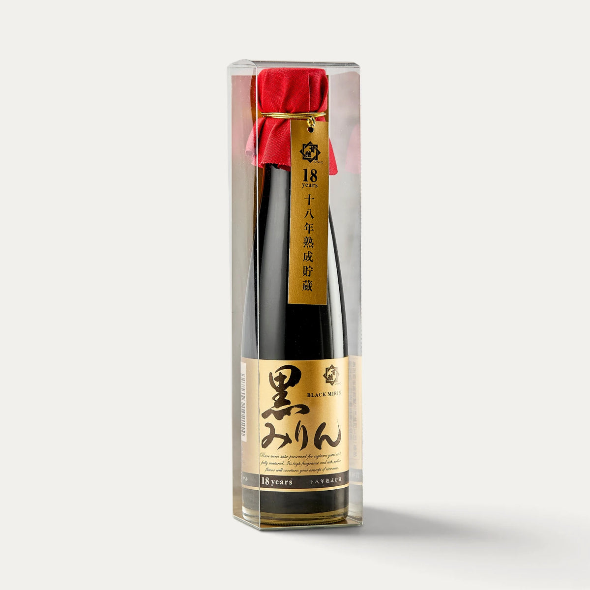 KKM12B Zwarte Hon Mirin Nijyu-nen kuro mirin, 18 jaar gerijpt, 180 ml 14%