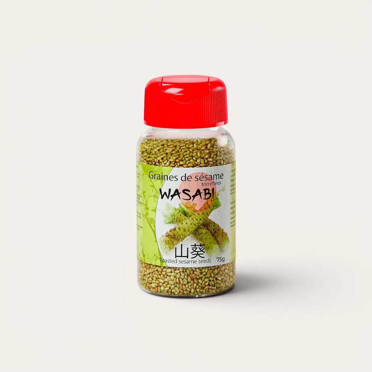 Graines de sésame torréfiées aromatisées au Wasabi