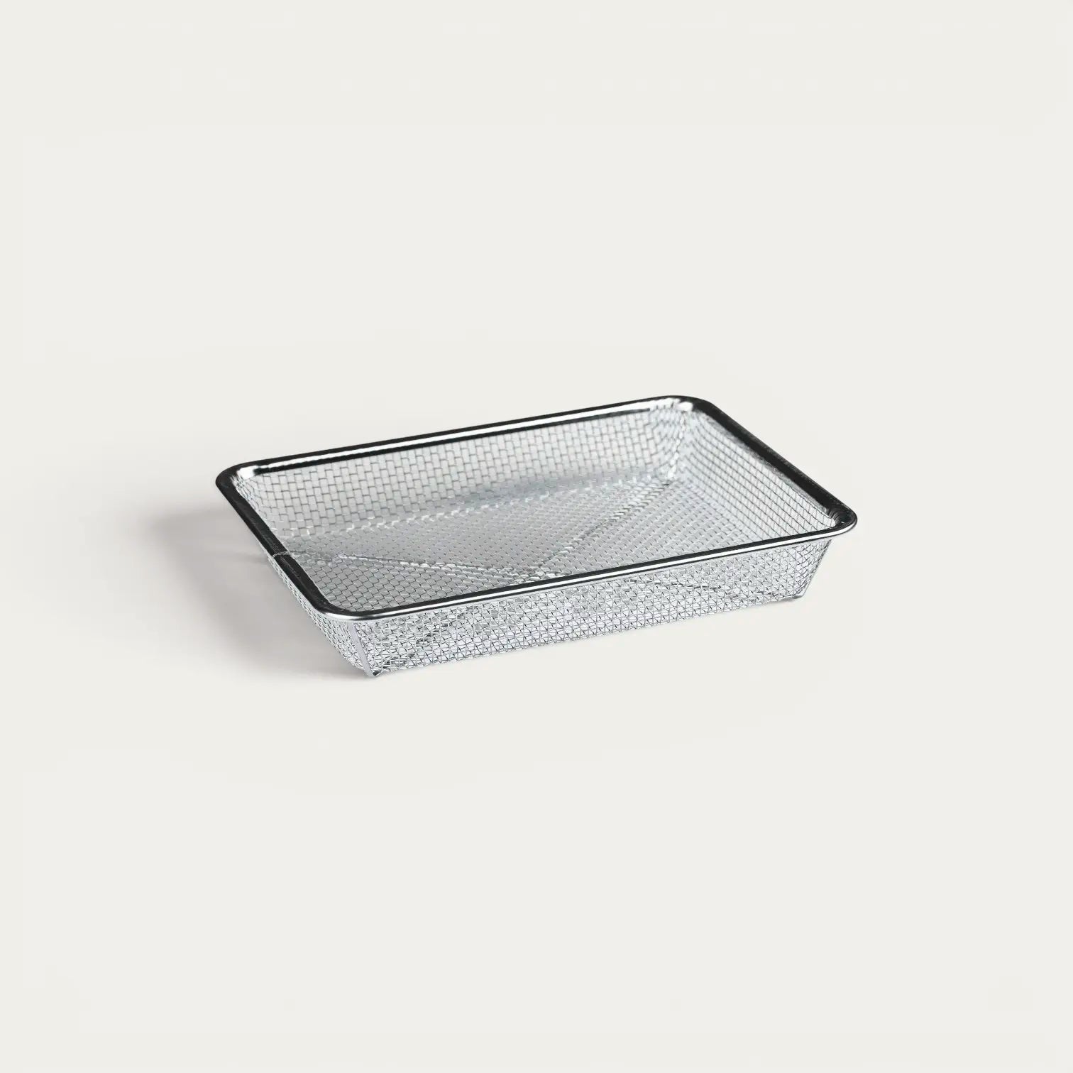 Stainless steel draining basket