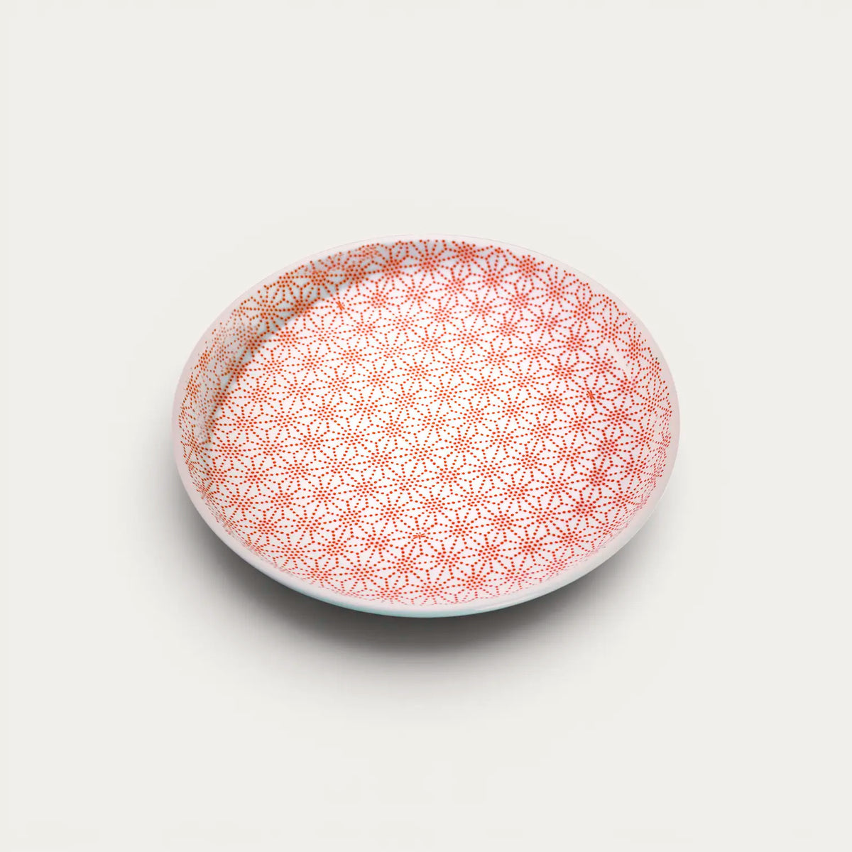 Porzellan Nikko, flacher Teller 15,5 cm mit Hanfmuster