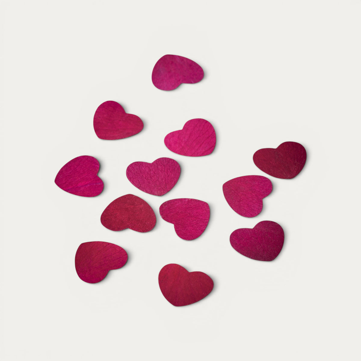 Dried Red Rose Petals "Heart" - 50 pieces