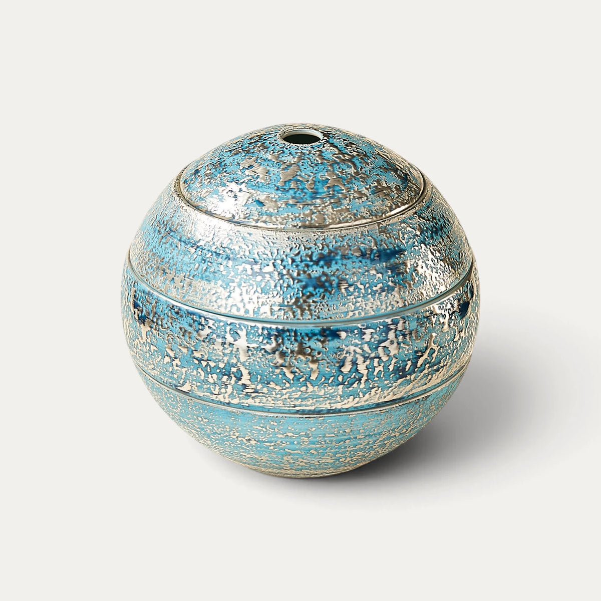 Sphère Jubako bento 3 niveaux - motif Rurijiginsai