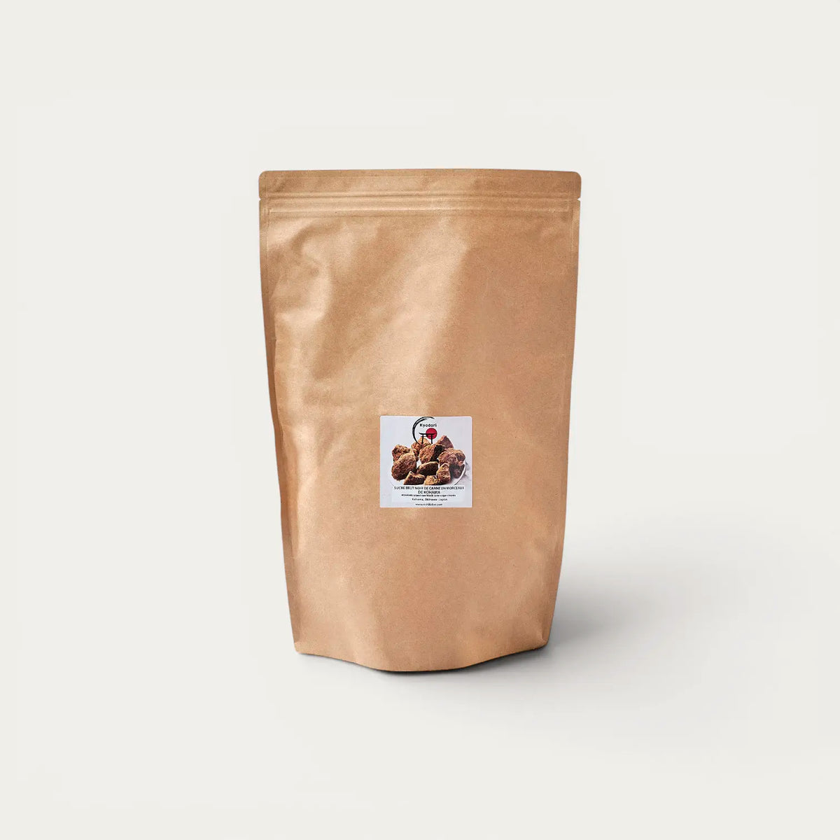 Refined raw cane Kokuto brown sugar chunks, KOHAMA - 1kg