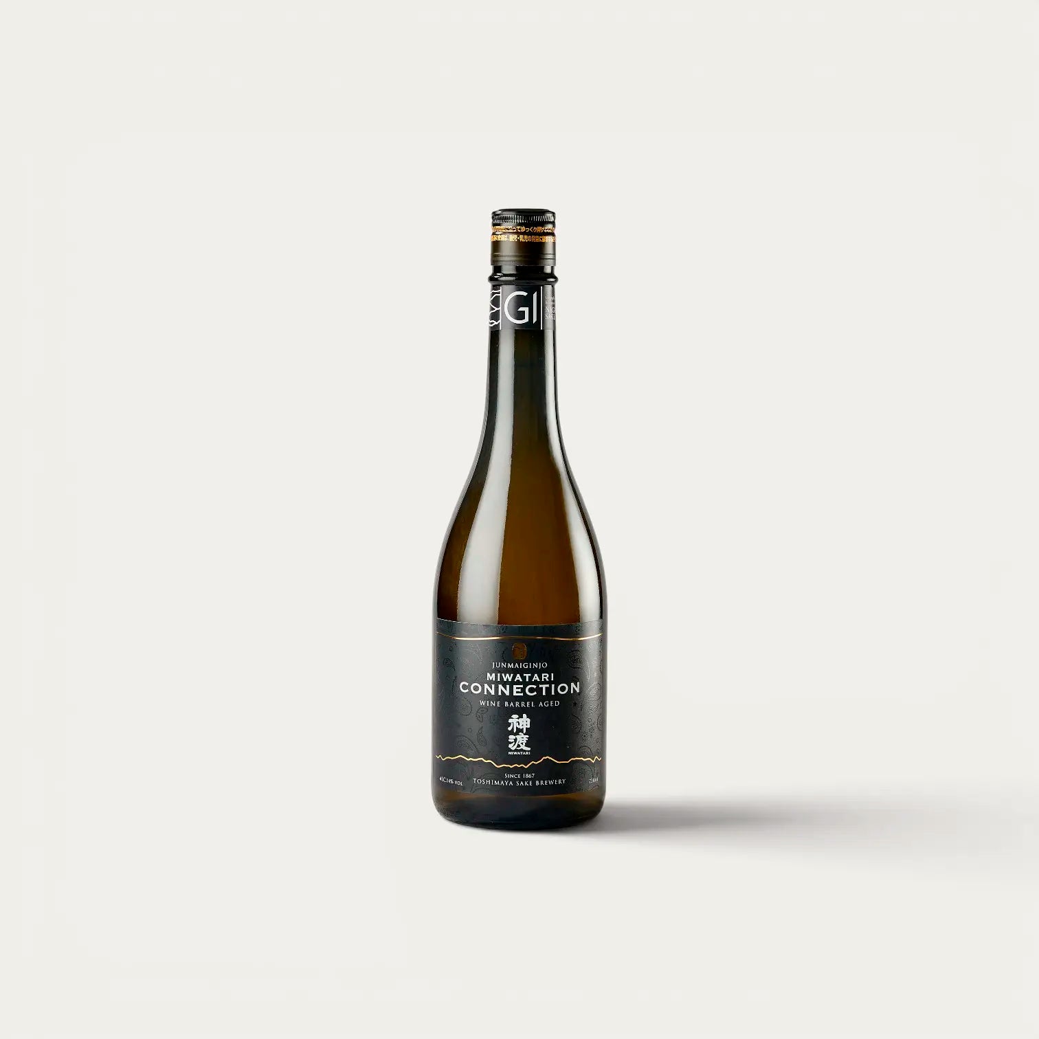 Saké Miwatari Connection Junmai Ginjo affiné en fût 14%- 720ml