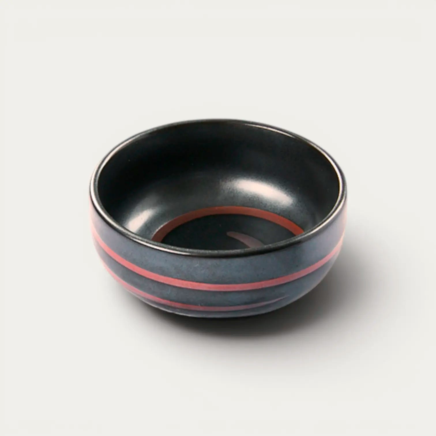 Schwarzes mattes Schälchen für Amuse-Gueules oder Tsukemono