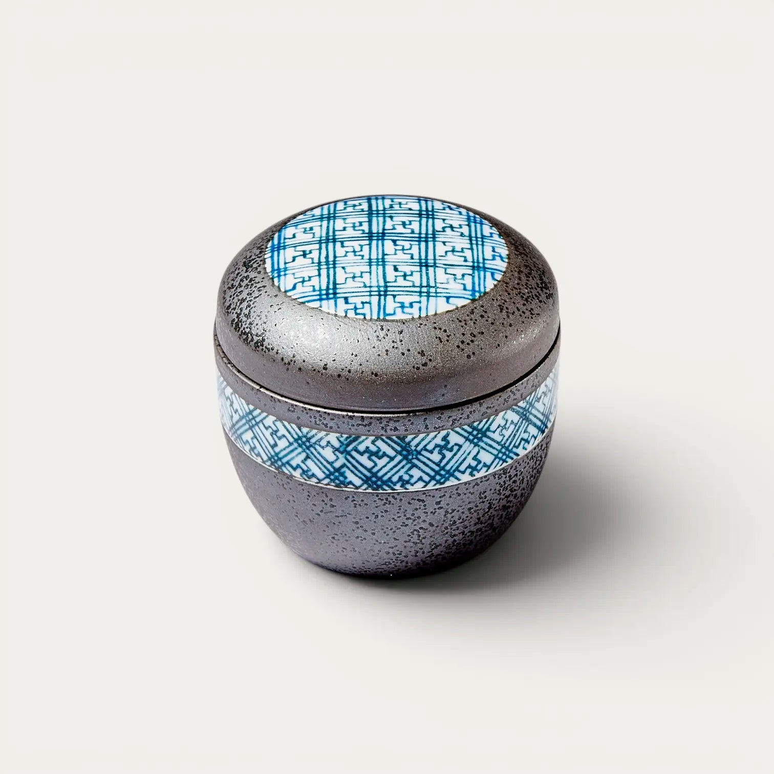 Bol à chawan-mushi, motif black crystal