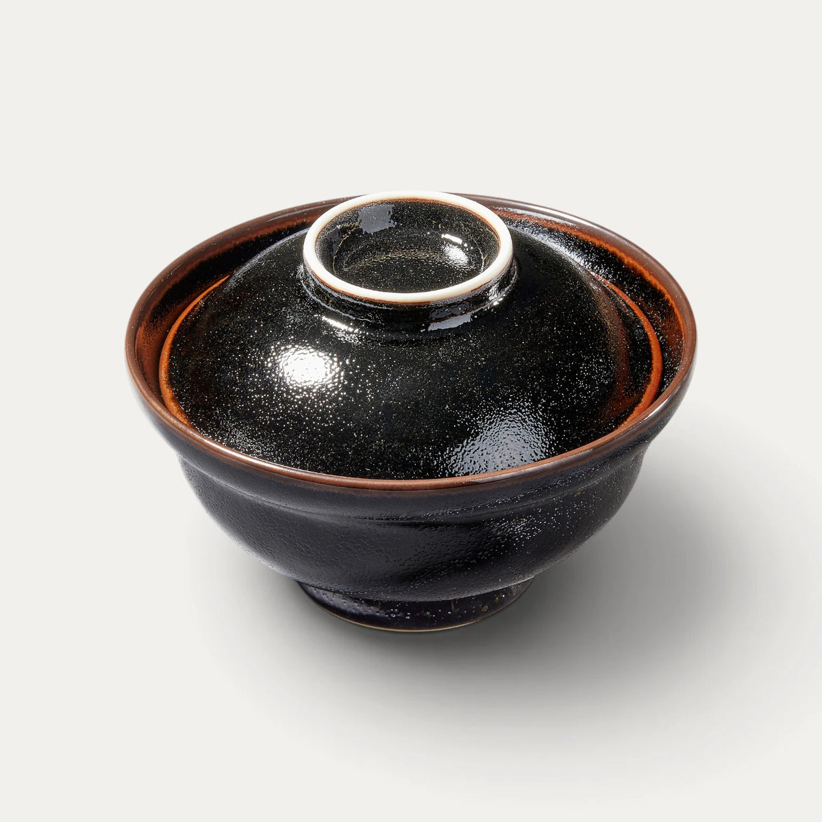 Bol à donburi (unagi, katsu-don), design yuzu-tenmoku