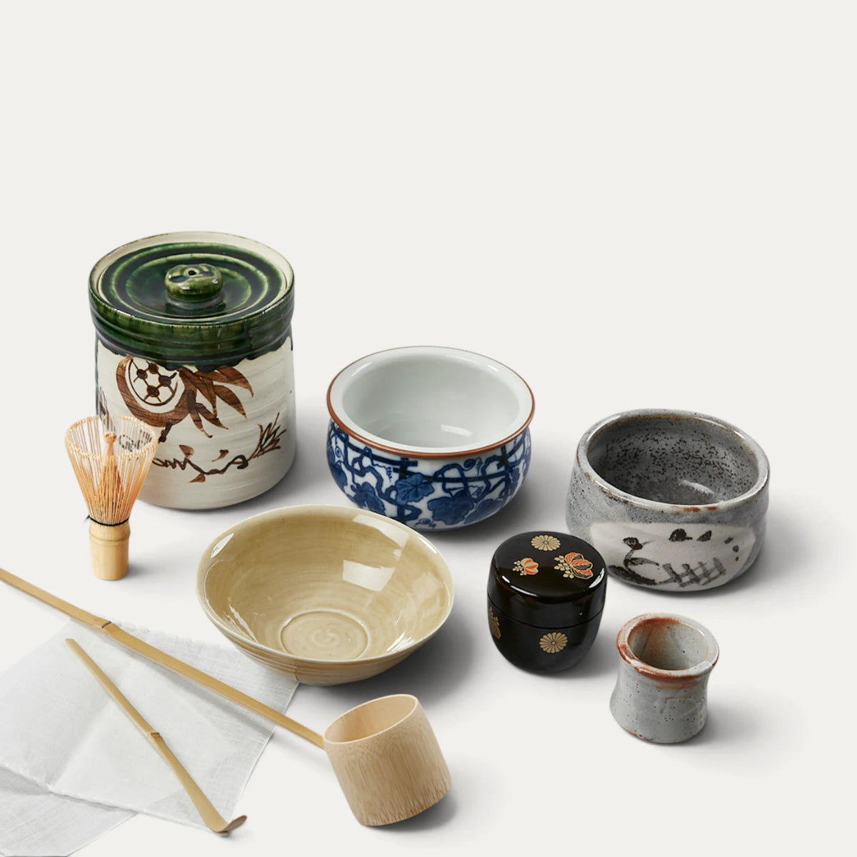Coffret luxueux "tout essentiel pour confectionner son thé matcha"