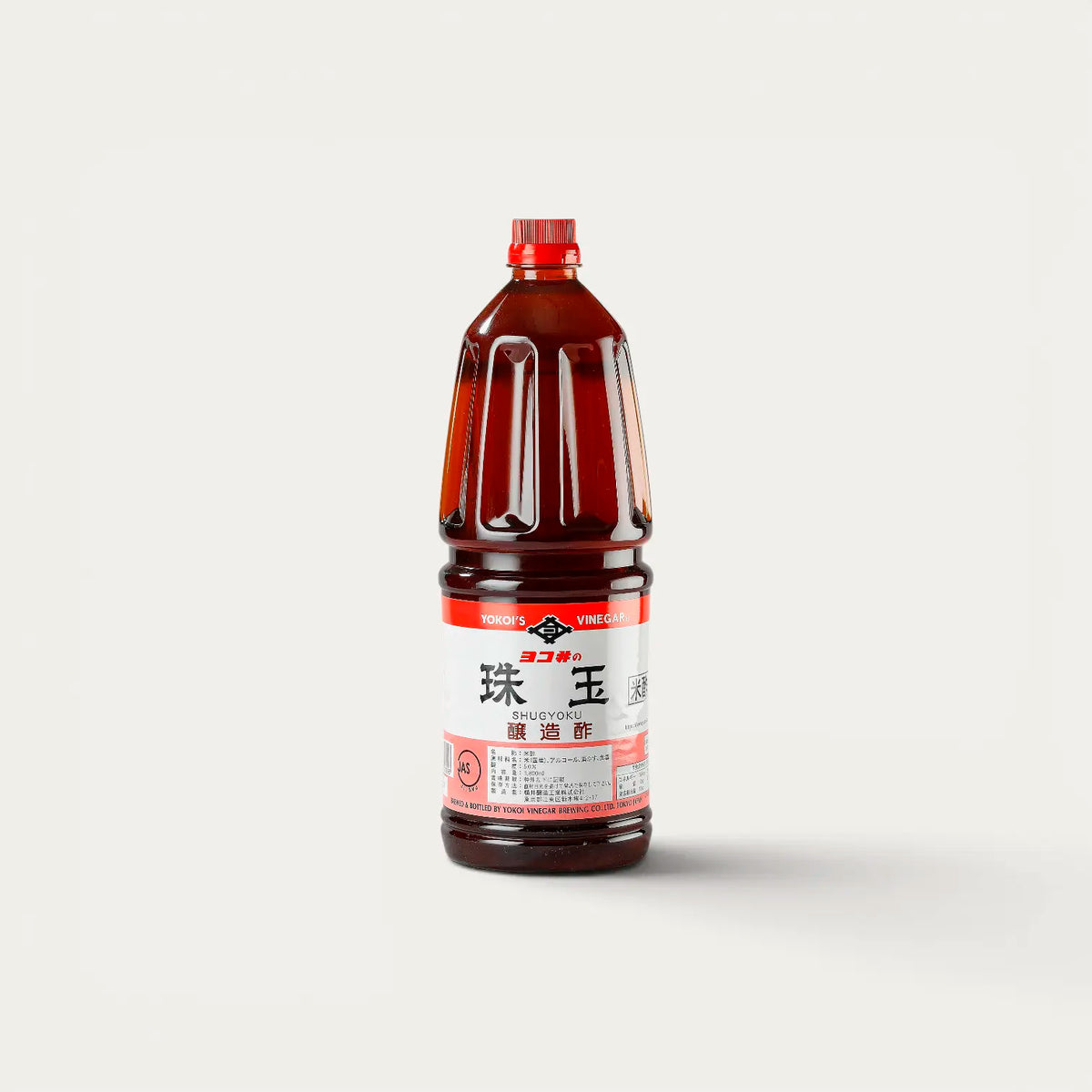 Vinagre rojo Akasu Shugyoku profesional para sushi - 1,8 L