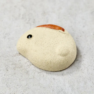 Repose baguettes artisanale, lapin brun