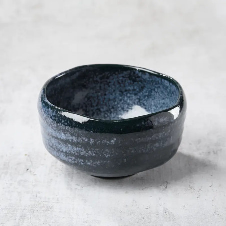 Bol à thé matcha Motif AOYU NAGASHI 