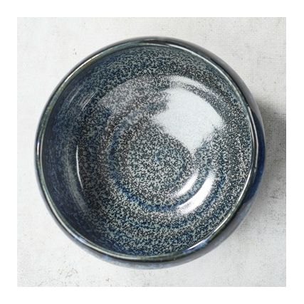 Matcha tea bowl, AOYU NAGASHI pattern
