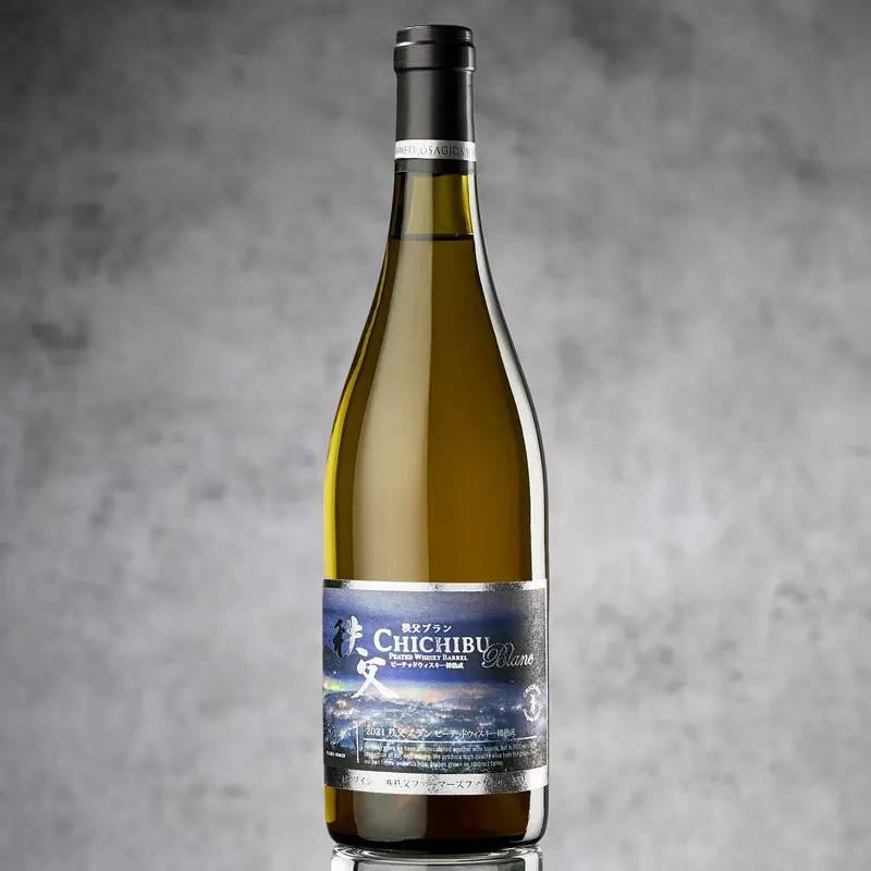 Vin Chichibu blanc 2021 veilli en fût de whisky tourbé, 13 %, 750 ml
