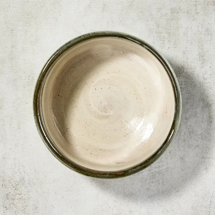 Cuenco de té matcha, patrón de nyuhaku