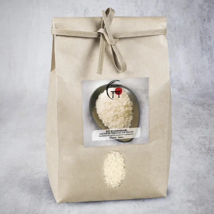 Koshihikari Rice uprawiane w tarasach Joetsu City - Niigata -Marque Kyodori-