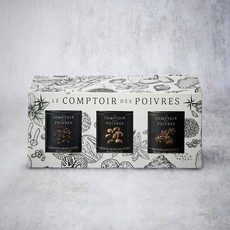 Coffret de 3 especias de excepción Coffret de 3 especias de excepción