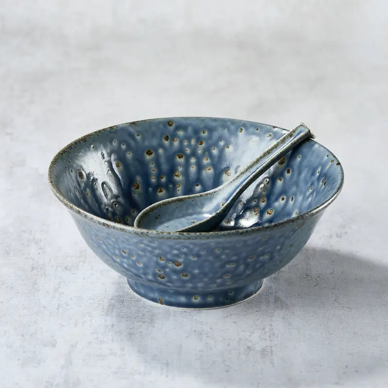 Bowl Ramen Premium 21 × 8,7 ir šaukštu, Wabikuchiha 1200ml