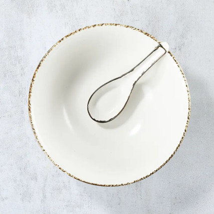 Bowl Bowl in Ramen Premium Artisanal and its matching spoon, 1200 ml