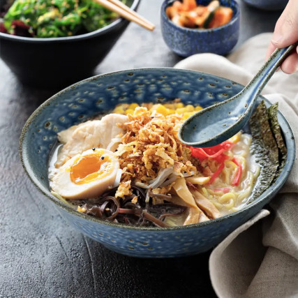 Coffret bol à ramen Premium artisanal et sa cuillère assortie, 1200 ml